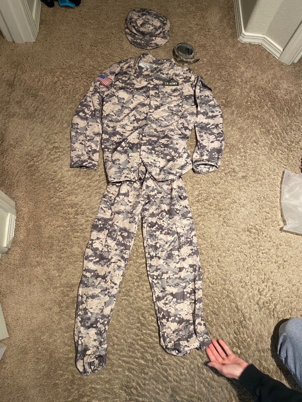Kids US Army Halloween Costume